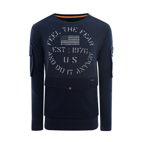 Kien Long Sleeve Shirt // Navy (S)