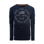 Kien Long Sleeve Shirt // Navy (L)