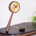 Mini Puntero Table Clock (Brass)
