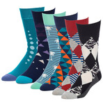 Agent Reaction Crew Socks // Pack of 6