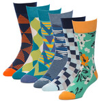 Cruise Top Floor Crew Socks // Pack of 6