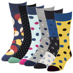 Splotch Spotlight Crew Socks // Pack of 6
