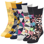 Aloha Bay Crew Socks // Pack of 6