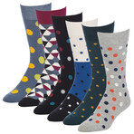 Bachelor Elementary Crew Socks // Pack of 6