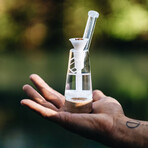 Drift Bubbler (Maple + Black Glass Accents)