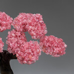 The Comfort Tree // Custom Genuine Rose Quartz Clustered Gemstone Tree on Citrine Matrix v.1