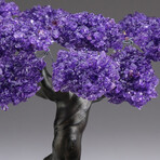 The Protection Tree // Custom Genuine Amethyst Clustered Gemstone Tree on Amethyst Matrix