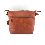 Vintage Messenger Bag // Cognac