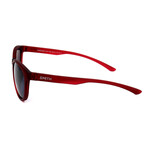 Unisex Eastbank LPA Sunglasses // Matte Dark Brown + Teal