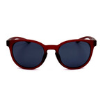 Unisex Eastbank LPA Sunglasses // Matte Dark Brown + Teal