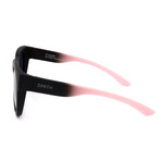 Unisex Crusader N6T Sunglasses // Matte Black + Pink