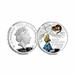 2021 Colorized Alice's Adventures In Wonderland 1 oz Silver Coin // Great Britain // NGC Certified PF70 Ultra Cameo First Release // Box w/COA