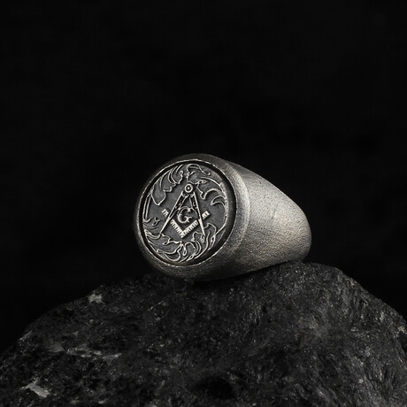 Square and Compass Ring (5)