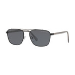 Men's Pilot Polarized Sunglasses // Black + Gray