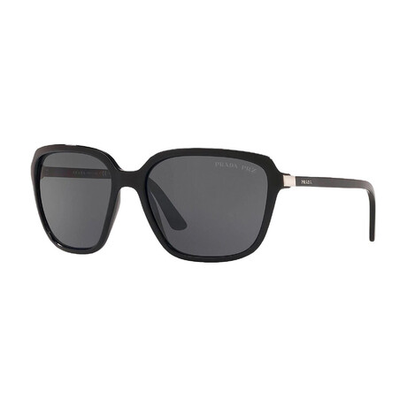 Women's Heritage Pillow Polarized Sunglasses // Black + Gray