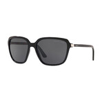 Women's Heritage Pillow Polarized Sunglasses // Black + Gray