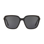 Women's Heritage Pillow Polarized Sunglasses // Black + Gray