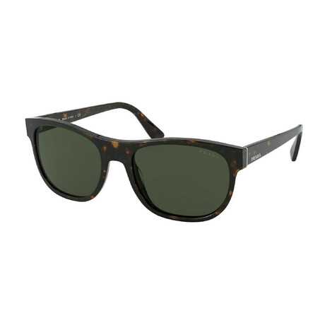 Men's Heritage Rectangle Sunglasses // Havana + Green
