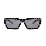 Women's Irregular Shaped Sunglasses // Camouflage Black + Gray