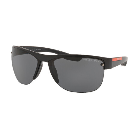 Men's Linea Rossa Pillow Polarized Sunglasses // Matte Black + Gray