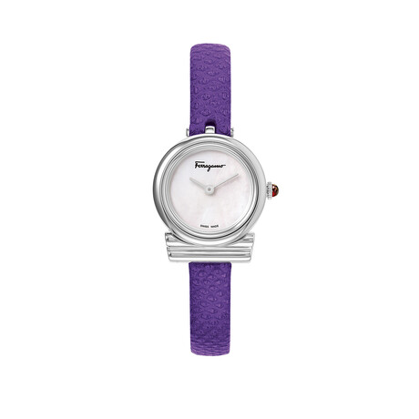 Salvatore Ferragamo Ladies Gancini Slim Quartz // SFIK00119