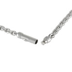 Di Modolo // 18K White Gold Diamond Circle Necklace // 17.5" // Estate