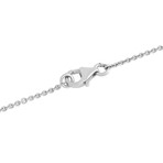 Poiray // 18K White Gold Diamond Pendant Necklace // 16" // New