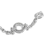 Di Modolo // 18K White Gold Diamond Circle Necklace // 17.5" // Estate
