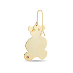Roberto Coin // 18K Yellow Gold Teddy Bear Dangle Earrings // Estate