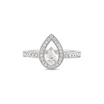 Fred of Paris // Lovelight Platinum + Diamond Ring // Ring Size: 6.75 // Estate