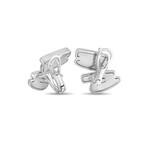 Fred of Paris // Success 18K White Gold Diamond Earrings // New