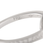 Fred of Paris // Lovelight Platinum + Diamond Ring // Ring Size: 6.75 // Estate