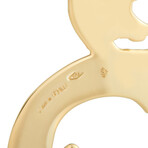 Roberto Coin // 18K Yellow Gold Teddy Bear Dangle Earrings I // Estate