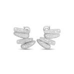 Fred of Paris // Success 18K White Gold Diamond Earrings // New