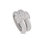 Chaumet // 18K White Gold Diamond Ring II // Ring Size: 5.5 // Estate