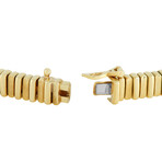 Jose Hess // 14K Yellow Gold Diamond Bracelet // 7" // Estate