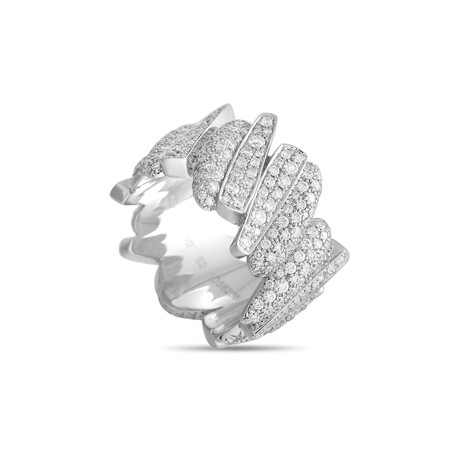 Fred of Paris // Success 18K White Gold Diamond Ring // Ring Size: 6 // New