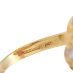 Mouawade // 18K Yellow Gold + Diamond + Ruby Ring // Ring Size: 6 // Estate