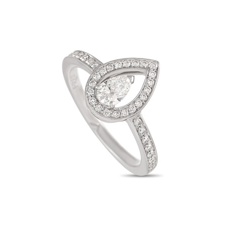 Fred of Paris // Lovelight Platinum + Diamond Ring // Ring Size: 6 // Estate