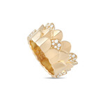 Fred Of Paris // Une Ile D’or 18K Yellow Gold Diamond Band Ring // Ring Size: 5.75 // New