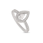Fred of Paris // Lovelight Platinum + Diamond Ring // Ring Size: 6.5 // Estate