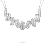 Fred of Paris // Success 18K White Gold Diamond Necklace // 13" // New