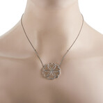 Poiray // 18K White Gold Diamond Pendant Necklace // 16" // New