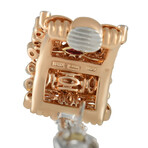 Roberto Coin // Appassionata 18K Rose Gold Diamond Earrings // Estate
