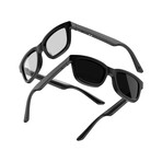 Dusk // Unisex Polarized Electrochromic Smart Sunglasses + Built-In Audio // Black