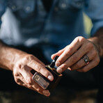 Colfax Dugout Kit // Walnut + Bronze Aluminum (Black Glass Joint Pipe)