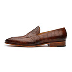 Saddle Strap Loafer // Crocodile Brown (US: 8)