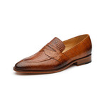 Saddle Strap Loafer // Crocodile Tan (US: 9)