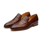 Saddle Strap Loafer // Crocodile Brown (US: 8)