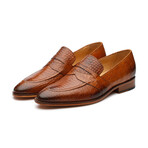 Saddle Strap Loafer // Crocodile Tan (US: 9)
